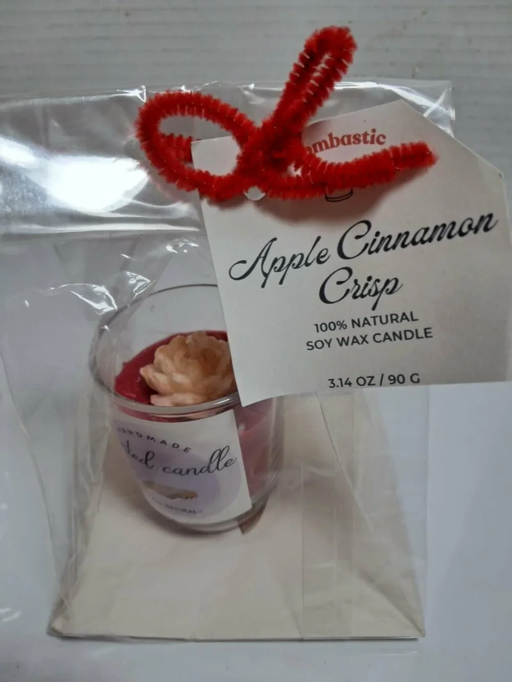 Handmade Soy Wax Candles 2pc Gardenia Apple Cinnamon 3.14oz